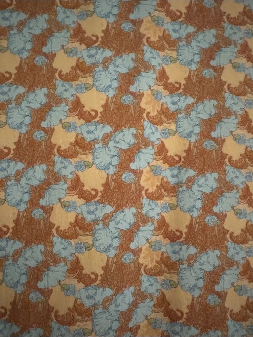 Hyacinth House Floral Mini Dress Brown & Blue XL - Picture 8 of 8